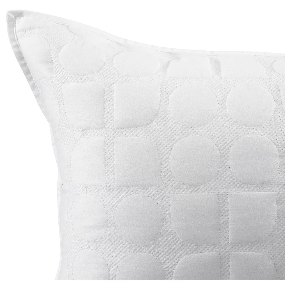1 Kate Spade New York Noel White Marshmallow King Sham 20x36 Quilted      !Read! - Picture 12 of 12
